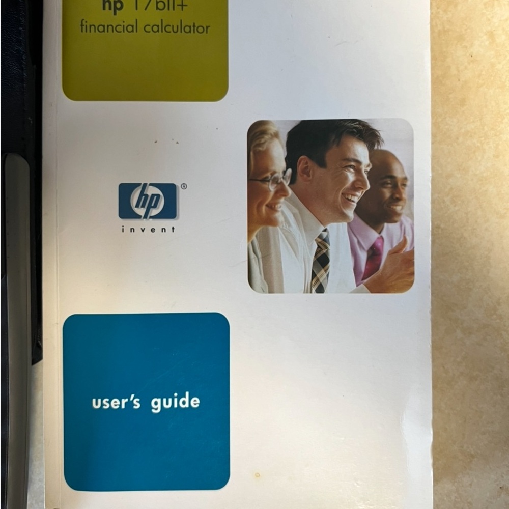 HP 17bII+ Financial Calculator with Case & User Guide - Picture 2 of 9